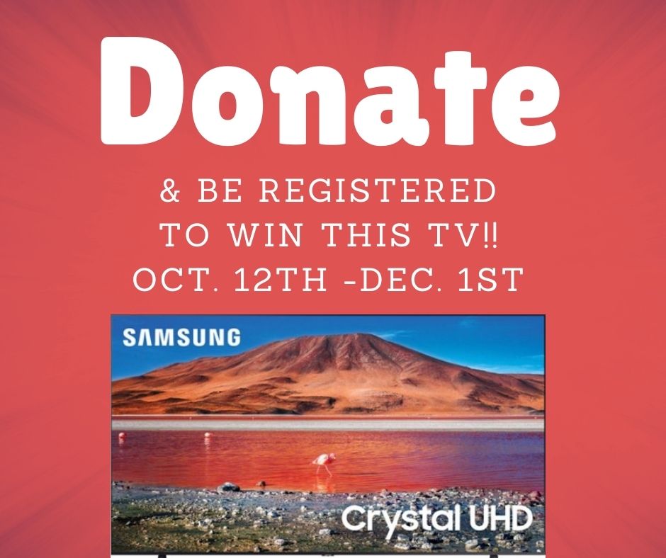 Save Lives Win A75 Tv October 12th December 1st Blood Bank Of Alaska